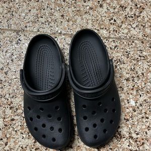 Black Crocs Size 9M/11W